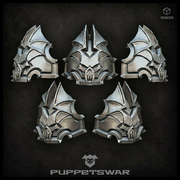 Puppets War H.I. Vampire Shoulder Pads New - Tistaminis