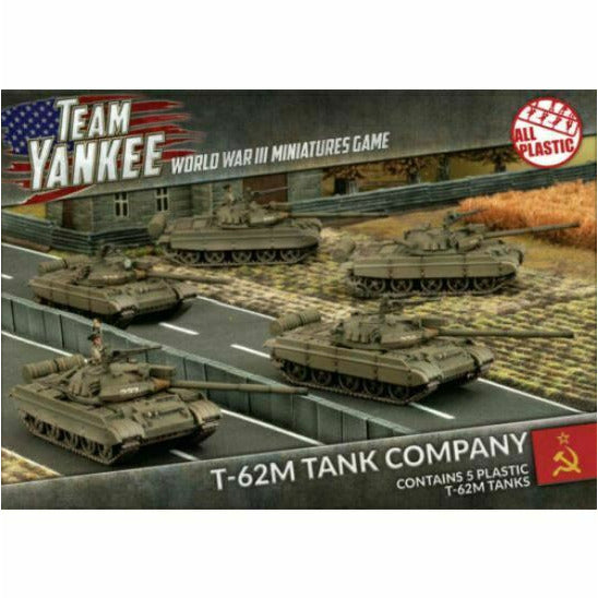 World War III: Team Yankee Soviet T-62M Tank Company New - TISTA MINIS