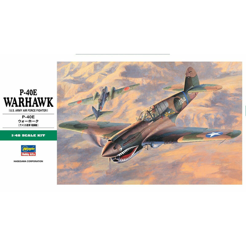 Hasegawa 1/48 P-40E Warhawk JT86 New - Tistaminis