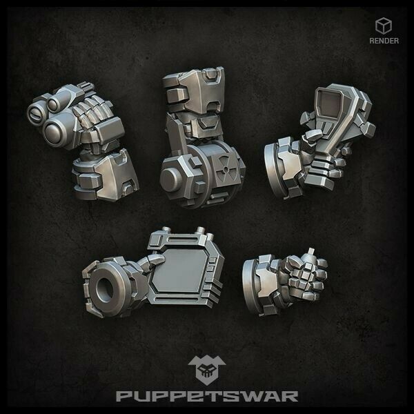 Puppets War Gadgets (left) New - Tistaminis