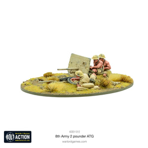Bolt Action British 8th Army 2 pounder ATG New - Tistaminis