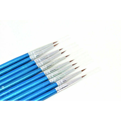 Hobby Brushes Entry Level - 10 Piece Fine Detail Brushes New - Tistaminis