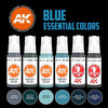 AK Interactive 3G Essential Colours - Blue Set New - Tistaminis