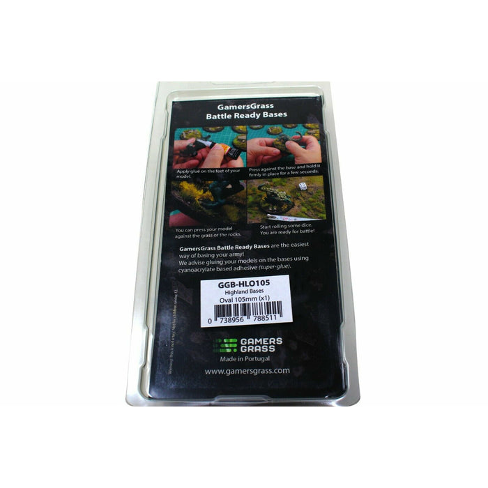 Gamers Grass Highland Bases Oval 105mm (x1) - TISTA MINIS