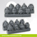 Scibor Miniatures Templar Skeleton Shoulder Pads (8) New - TISTA MINIS