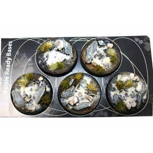 Gamers Grass Winter Bases Round 40mm (x5) - TISTA MINIS