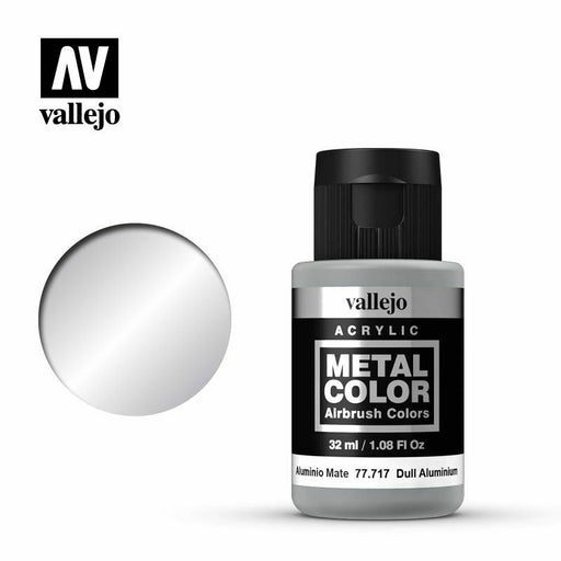 Vallejo Metal Colour Paint Dull Aluminium 32 ml (77.717) - Tistaminis