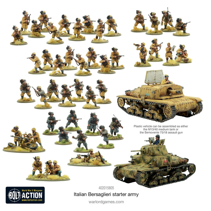 Bolt Action Italian Italian Bersaglieri starter army Q4 2022 Pre-Order - Tistaminis