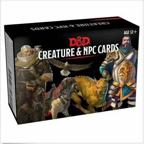 Dungeons and Dragons: Creature and NPC Cards New - TISTA MINIS
