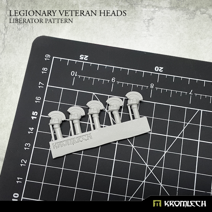 Kromlech Legionary Veteran Heads: Liberator Pattern (5) New - TISTA MINIS