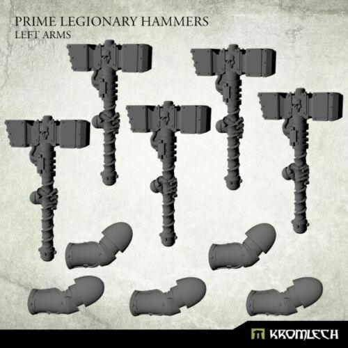 Kromlech Prime Legionaries CCW Arms: Hammers [left] (5) New - Tistaminis