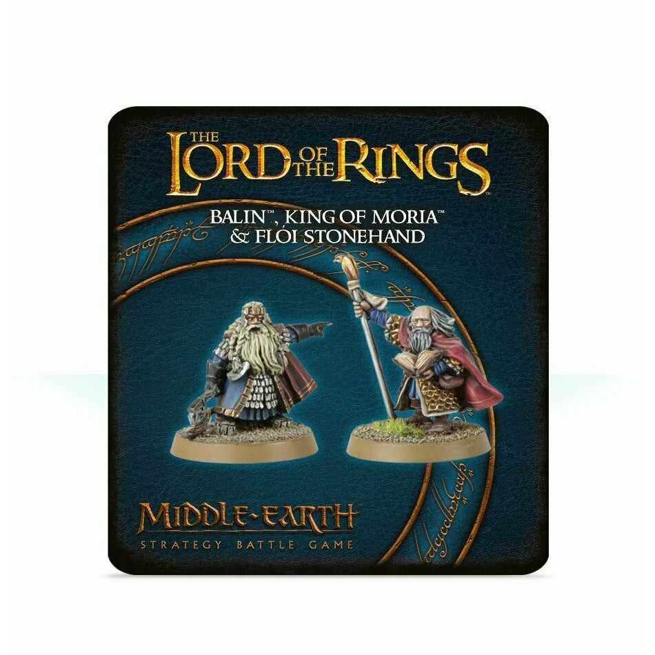 Warhammer Lord of the Rings Balin King of Moria and Floi Stonehand New - Tistaminis