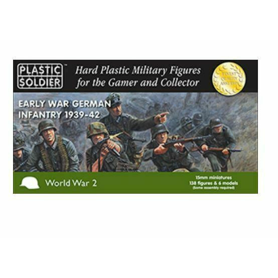 Plastic Soldier Company 15MM EARLY WAR GERMAN INFANTRY 1939-1942 New - TISTA MINIS