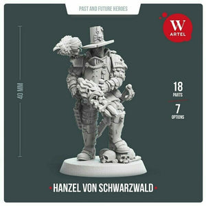 Artel Miniatures - Witch-Hunter Hanzel von Schwarzwald 28mm New - TISTA MINIS