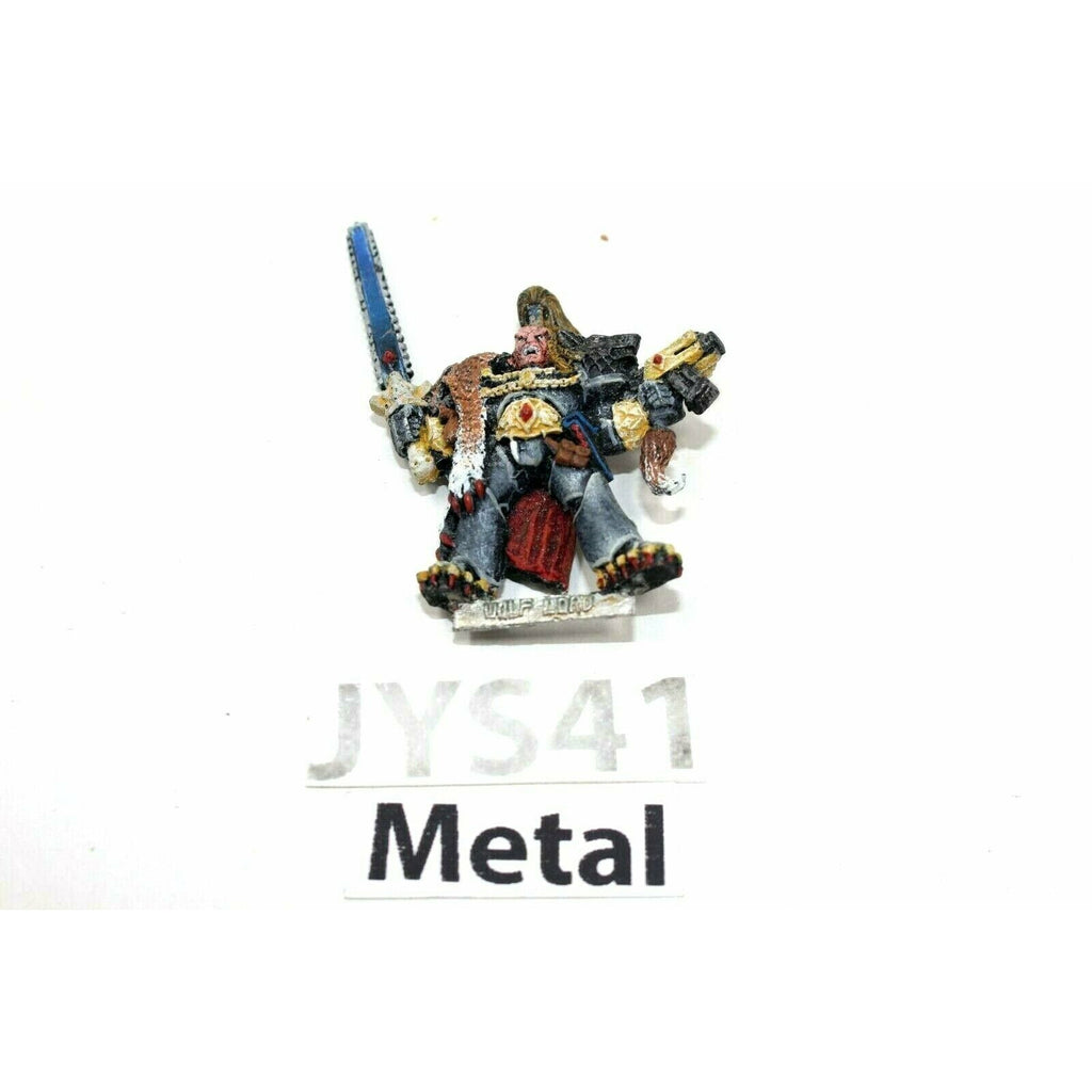 Warhammer Space Marines Space Wolves Ragnar Blackmane Metal incompele JYS41 - Tistaminis