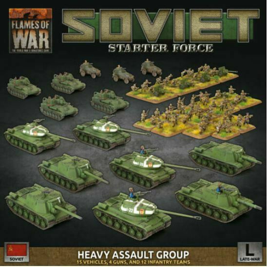 Flames of War - Soviet LW 'Heavy Assault Group' Army Deal New - TISTA MINIS