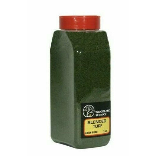 Woodland Scenics Shaker Turf Blend Green (32oz) New - TISTA MINIS