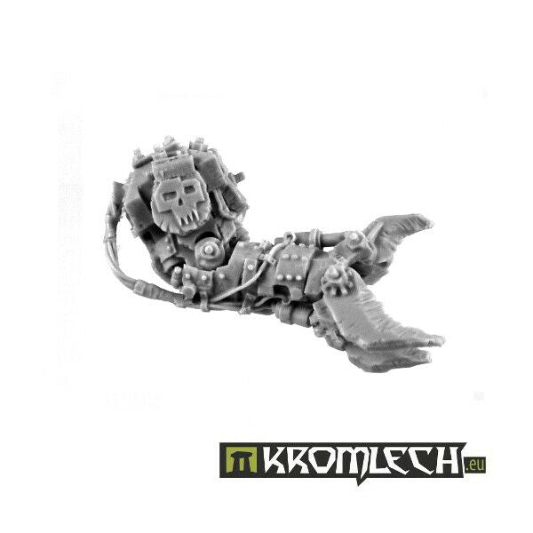 Kromlech Orc Juggernaut with Heavy Flamer New - TISTA MINIS