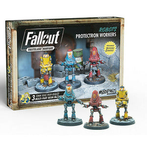 FALLOUT WASTELAND WARFARE: ROBOTS PROTECTRON WORKERS  Apr 15 Pre-Order - Tistaminis