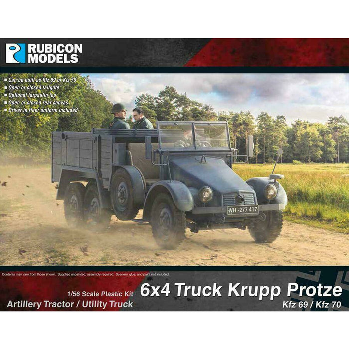 Rubicon German Krupp Protze Kfz 69/70 6x4 Truc New - Tistaminis