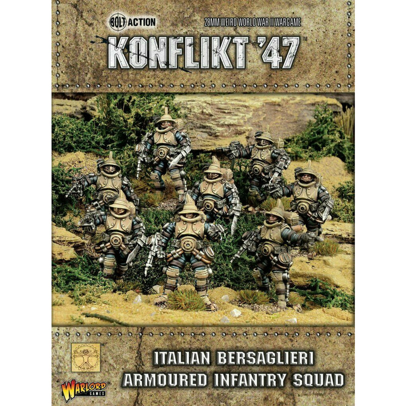 Bolt Action: Konflikt '47 - Italian Bersaglieri Armoured Infantry Squad New - TISTA MINIS