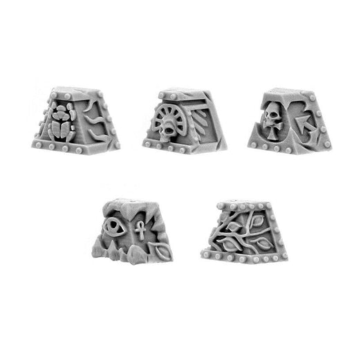 Wargames Exclusives - CHAOS EGYPT SONS PYRAMID SHOULDER PADS (5U) New - TISTA MINIS