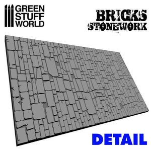 Green Stuff World Rolling Pin Bricks New - TISTA MINIS