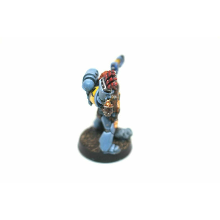 Warhammer Space Marines Space Wolves Captain Metal Well Painted A26 - Tistaminis