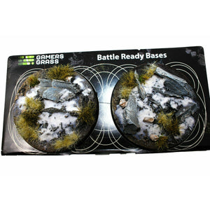 Gamers Grass Winter Bases Round 60mm (x2) - TISTA MINIS