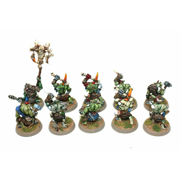 Warhammer Orcs And Goblins Savage Orcs Well Painted Metal JYS6 - Tistaminis