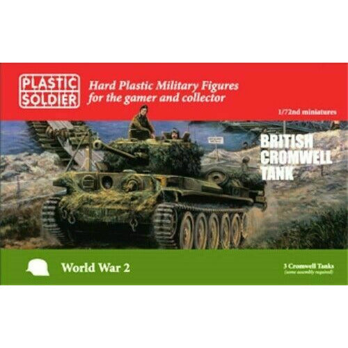 Plastic Soldier WW2V20027 1/72 BRITISH CROMWELL TANK New - TISTA MINIS