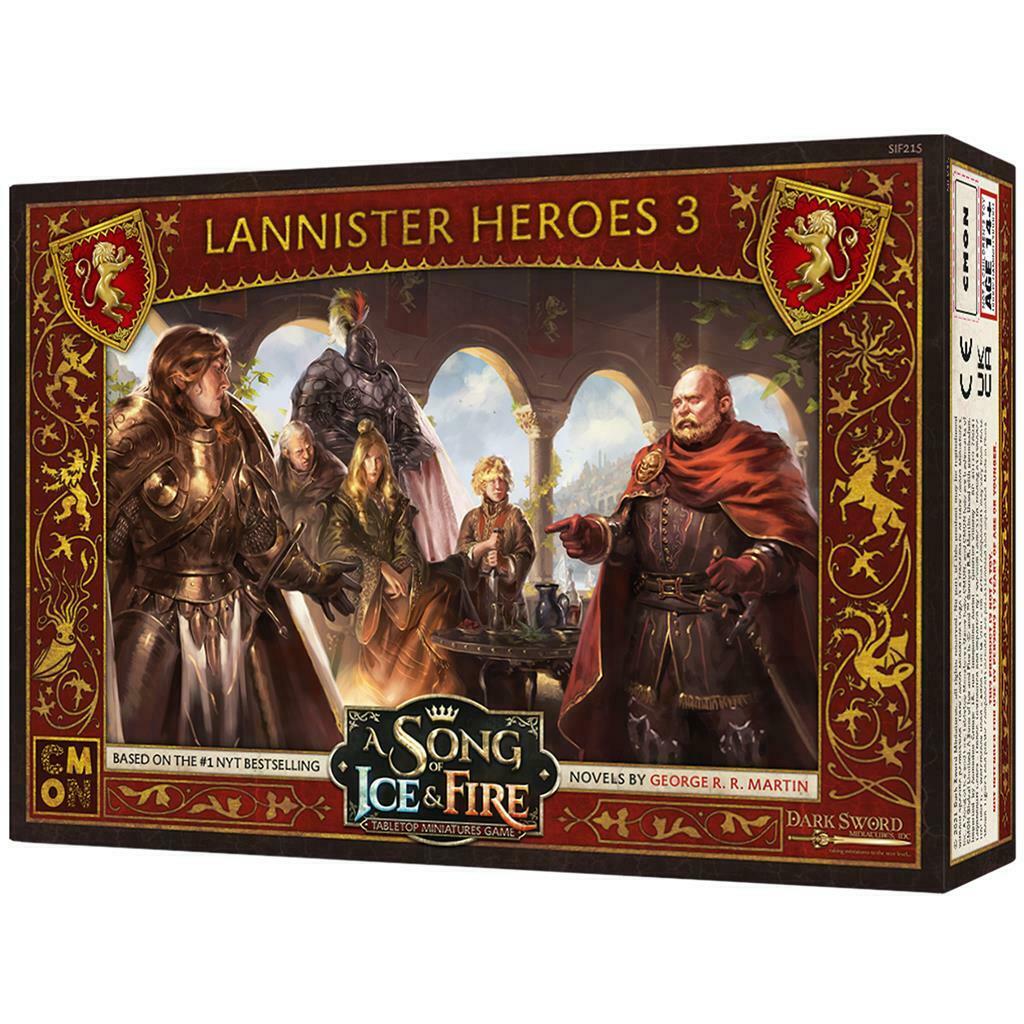 Song of Ice and Fire Lannister Heroes Box #3 April 15 Pre-Order - Tistaminis
