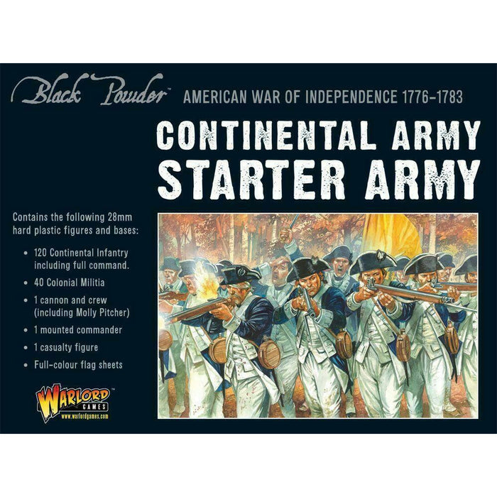 Black Powder Continental Army Starter Army New - TISTA MINIS