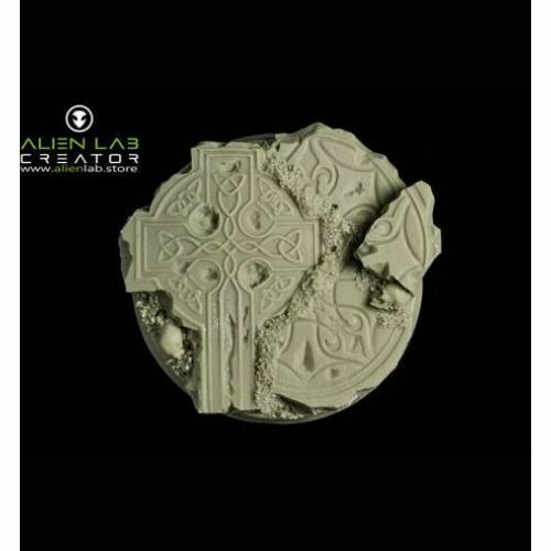 Alien Lab Miniatures TEMPLE RUINS ROUND BASES 50MM New - Tistaminis