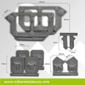 Scibor Miniatures Celtic Big Conversion set (10) New - TISTA MINIS