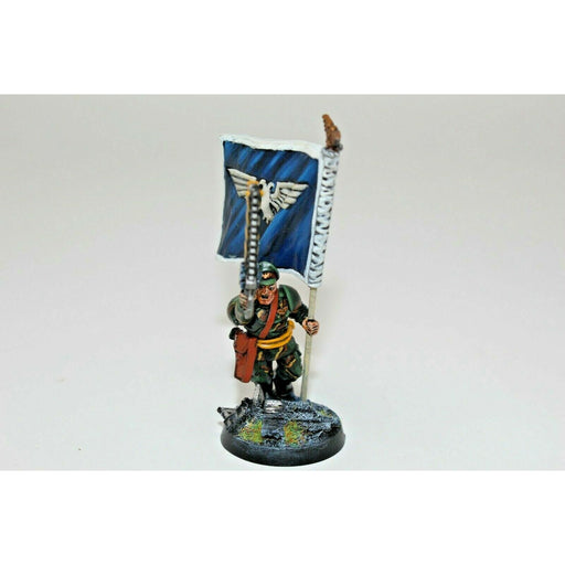 Warhammer Imperial Guard Cadian Standard Bearer Well Painted Metal - JYS11 | TISTAMINIS