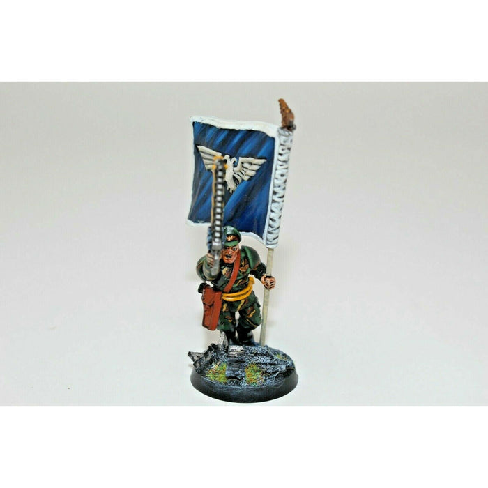 Warhammer Imperial Guard Cadian Standard Bearer Well Painted Metal - JYS11 | TISTAMINIS