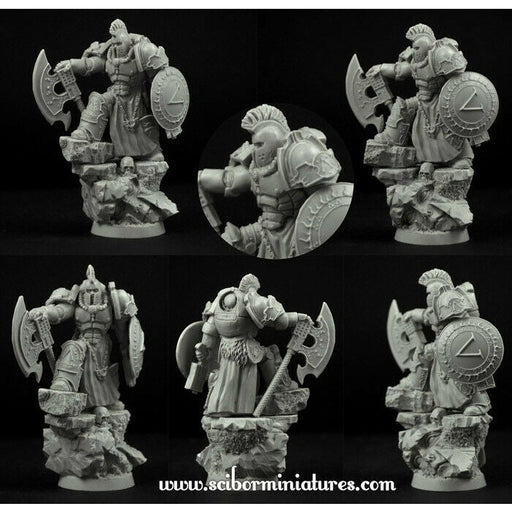 Scibor Miniatures 28mm SF Spartan General New - TISTA MINIS