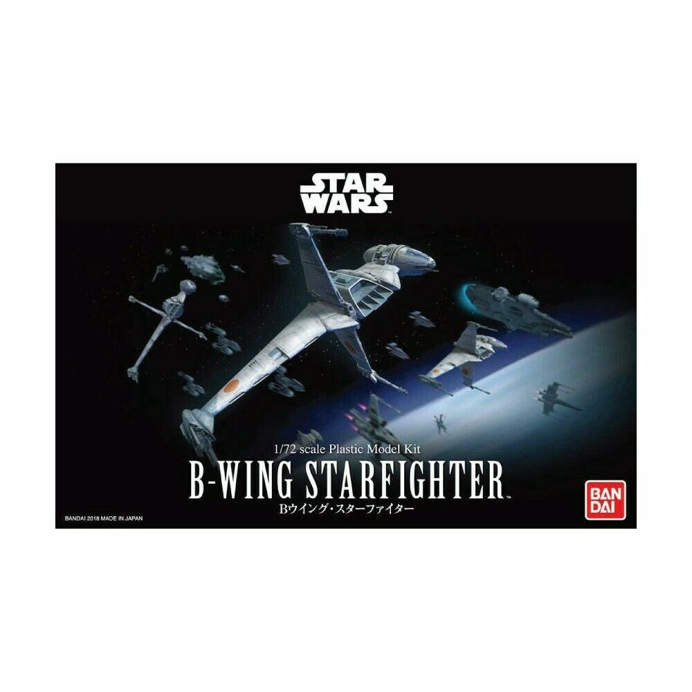 Bandai B-Wing Starfighter "Star Wars", Bandai Star Wars 1/72 Plastic Model New - TISTA MINIS