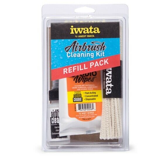 Iwata Airbrush Cleaning Kit - Refill Pack New - TISTA MINIS