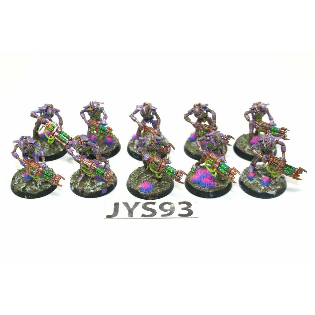 Warhammer Necrons Warriors With Gauss Reapers Well Painted JYS93 - Tistaminis