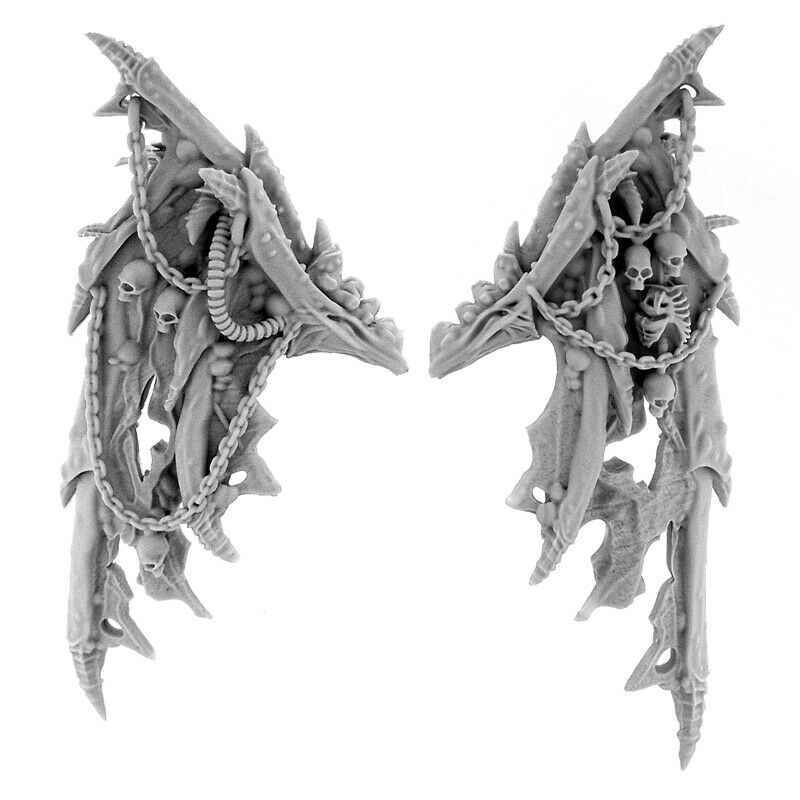 Wargame Exclusive CHAOS DAEMON WINGS New - TISTA MINIS
