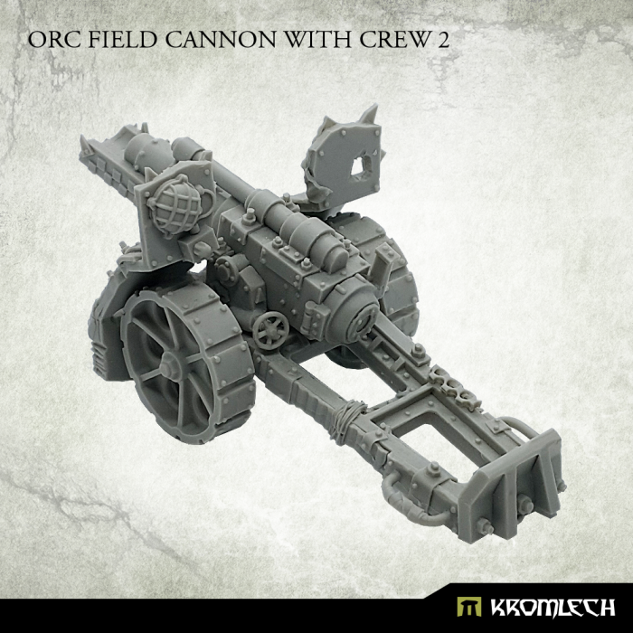 Kromlech Orc Field Cannon with Crew 2 New - TISTA MINIS