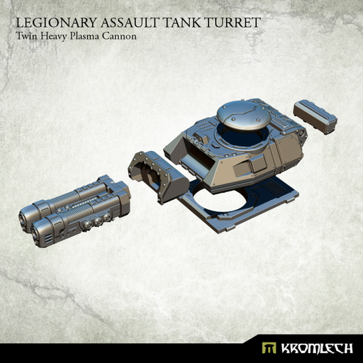 Kromlech Legionary Assault Tank Turret: Twin Heavy Plasma Cannon - TISTA MINIS