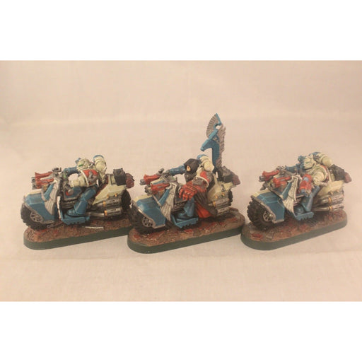 Warhammer Space Marine Bikers Well Painted | TISTAMINIS