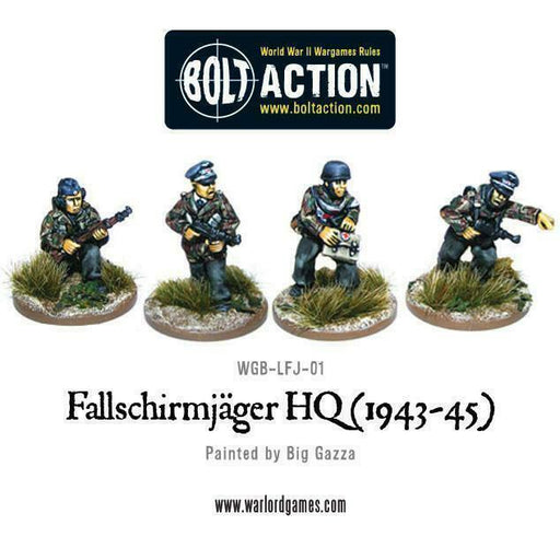 Bolt Action Fallschirmjager HQ (1943-45) New - TISTA MINIS