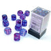 Chessex Nebula: 12D6 Nocturnal/Blue Luminary New - TISTA MINIS