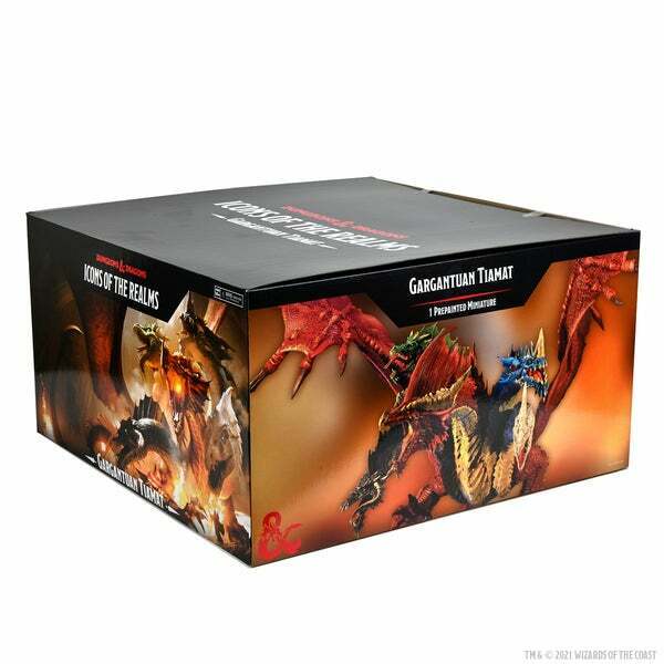 Dungeons and Dragons Icons of the Realms Miniatures: Gargantuan Tiamat New - Tistaminis