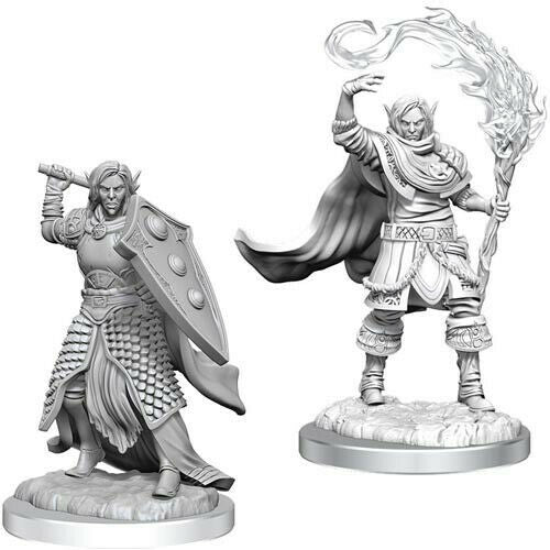 Nolzur's Marvelous Miniatures Wave 16: Elf Cleric Male New - Tistaminis