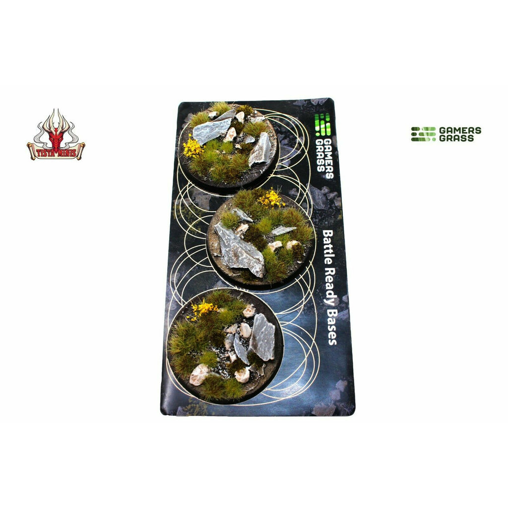 Gamers Grass Highland Bases Round 50mm (x3) - TISTA MINIS